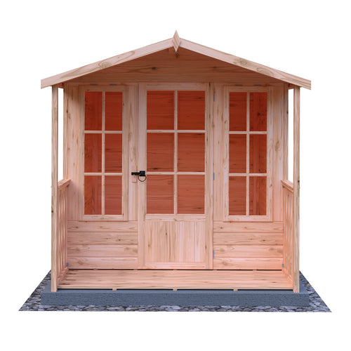 Shire Chatsworth 7ft x 10ft Summerhouse With Verandah