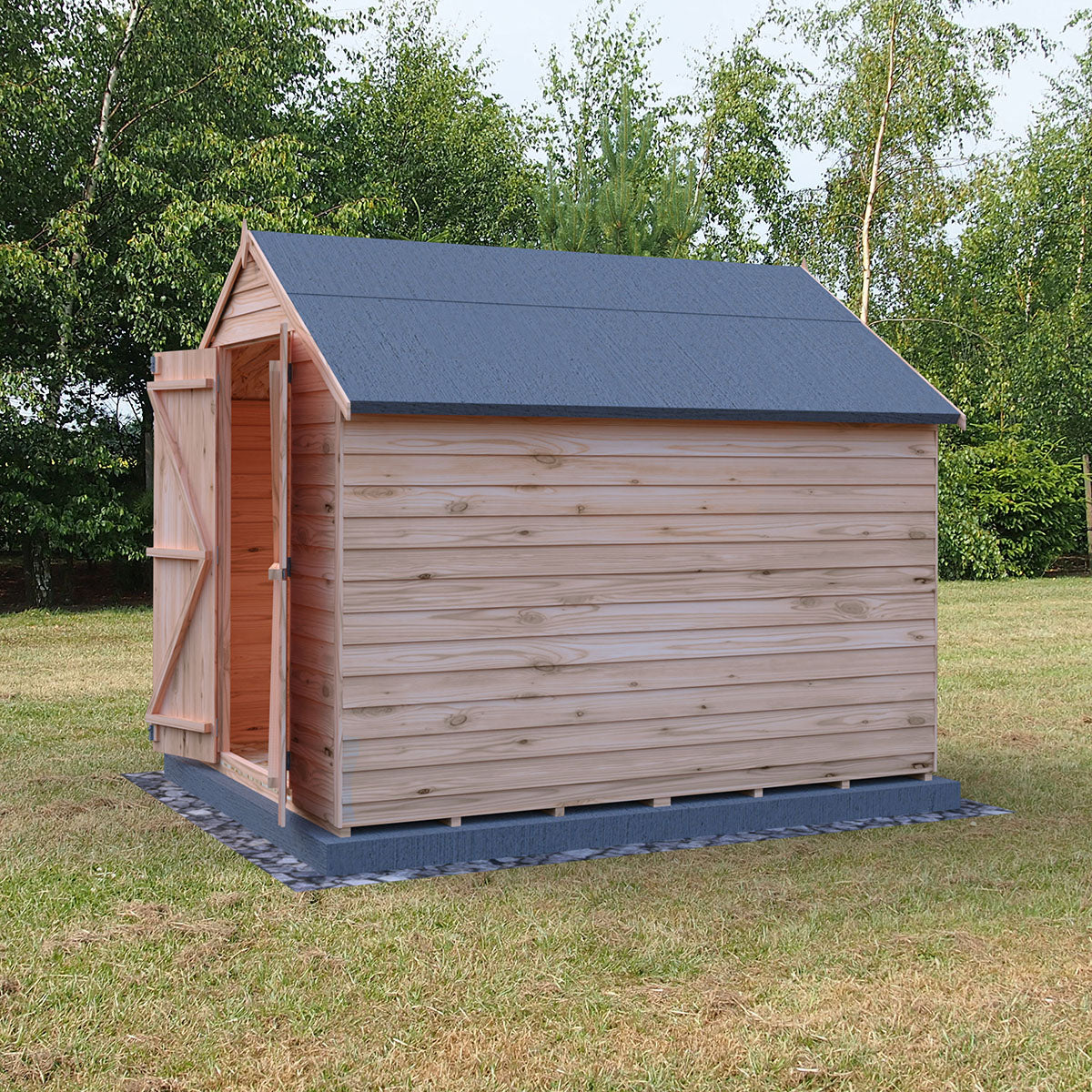 Shire Garden Value Overlap 8ft x 6ft Double Door Shed