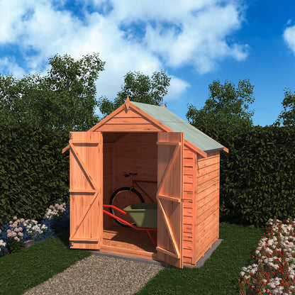 Shire Garden Value Overlap 4ft x 6ft Double Door Shed