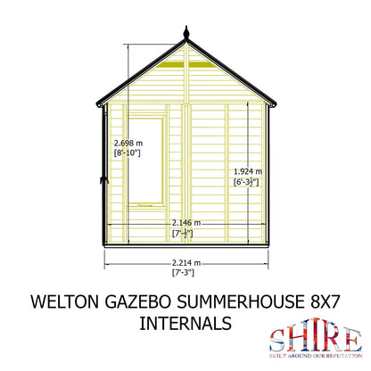 Shire Welton 8ft x 7ft Summerhouse